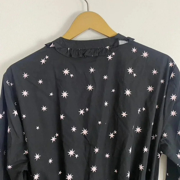 NWT Free Assembly Star Print Ruffle Dress - Picture 13 of 16